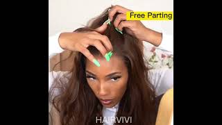Subtle Ginger Brown Wig For Summer| 13X6 Clean Bleached Hd Lace Frontal Wig With Free Parting#Shorts