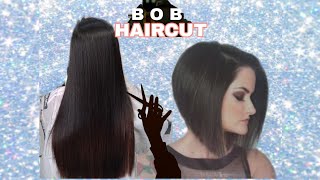 #Tutorial2021 Long Hair To Short Hair Bob Haircut