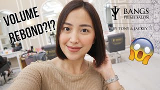 Giveaway + Trying Out Volume Rebond Of Bangs Prime Salon By Tony & Jackey!