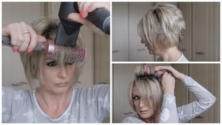 How I Blow Dry My Short Stacked Bob & What Is My Hair Color