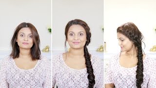 How To Do A French Fishtail Braid | For Short Hair With Extensions