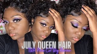 Kinky Curly Pixie Cut Wig | Julyqueen Hair | Daneeondabeattv