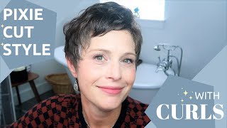 Pixie Cut Hair Styling - Curly/Wavy (Calista Perfecter Pro)