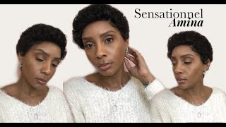 “Big Chop Realness” | Pre-Plucked Hd Lace Front  Pixie | Sensationnel - Amina