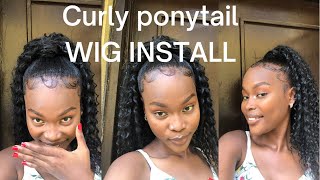 How To Install A Ponytail Wig Tutorial
