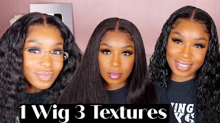 The Only Wig You Need!! Kinky Straight, Curly Hd Lace Wig Clean Hairline | Rpg Hair 3 In 1