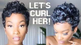 Pt 2 Toni Braxton Betty Boop Sexy Curls On Short Hair  | How To