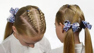 Very Quick And Easy! Cute Hairstyle For Girls | 2022 Winter Hairstyles By Littlegirlhair