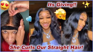 #Elfinhair Review She Installed Our Hd Lace Wig & Restyled | 18Inch Straight Hair, 100% Human Hair
