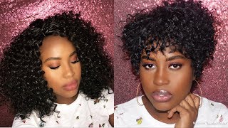 Diy| How To Take Your Hair From Big Curly To A Short Pixie Cut!! Summer Hairstyle