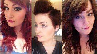 How I Cut, Shaped & Dyed My Extensions For My Pixie Cut