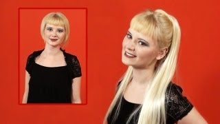 How To Wear A Draw String Ponytail On Short Hair - Doctoredlocks.Com
