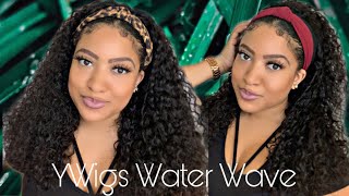 Thick & Curly Headband Wig !!  | Ft. Ywigs Water Wave