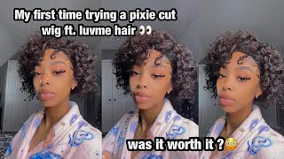 I Tried A Pixie Cut Wig For The First Time Ever Ft. Luvme Hair | Yanna Simone