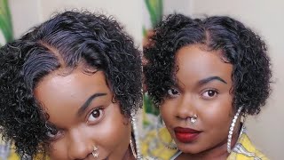 Daily Wear! | Perfect Pixie Cut Curly Bob Beginner Friendly! No Work Needed | Ft. Geniuswigs