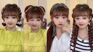 Quick & Easy Korean Style For Girls Cute & Best Hairstyle Tutorial