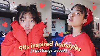 Cute ‘N' Easy 90S Inspired Hairstyles  (Bangs Friendly)
