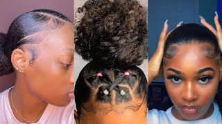 Baddie Natural Hairstyles Compilation 2022✨