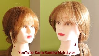How To Cut Bangs And Face Framing Layers / How To Cut Korean Style Bangs / Curtain Bangs Tutorial
