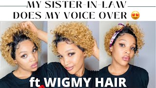 Indodakazi Back At It  | Must Have Curly Pixie Cut  Ft Wigmy Hair