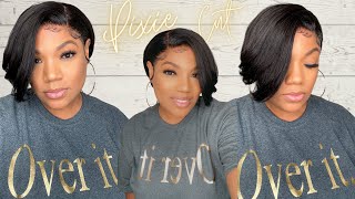 Watch Me Install This Natural Looking Pixie Cut Wig | Omgherhair