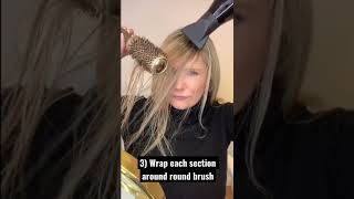 The Secrets To Bouncy Curtain Bangs With Blowdryer #Howto #Hairstyle