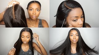 The Best Fake Scalp Wig Ever!! Quick Hair Routine For College| Hairvivi