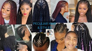 20 African Hair Braiding Styles Ideas For Extra Inspiration: Braided Cornrows Tribal Hairstyles
