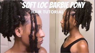 Soft Loc Barbie Ponytail Hair Tutorial