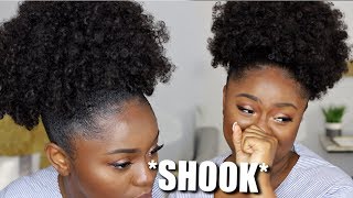 Girl!! This $13 Faux Afro Puff Just Changed My Life!