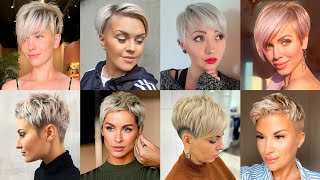 Hot Women Best Short Pixie Haircut Ideas Most Viral Haircut 2022 | Pixie Haircuts