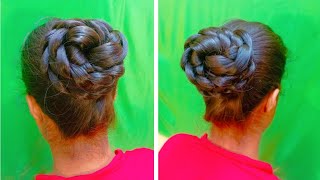 New Unique Party Juda Hairstyle ||Patry Braid Hairstyle || Easy Indian Wedding Hairstyle ||