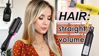 How To Style Curtain Bangs + Volume Tutorial (Lasts For Days!) | Leighannsays