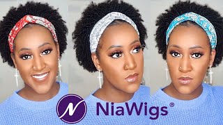 Wow!  This Looks Exactly Like My Hair! – Afro Kinky Curly Headband Wig – Niawigs
