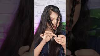 Cute Hairstyle Tutorial For Dry Frizzy Wavy Hair | Open Beautiful Easy Hairstyle #Shorts
