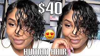 $40 Curly Pixie Cut| Dyhair777