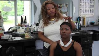 How To Sew In A Bob Weave With Bangs : Hair Perms & Styling Tips