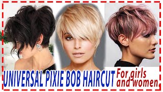 Creative Pixie Bob Haircut 2022 . For Girls And Women.