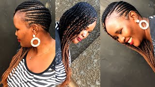 Chunky Lemonade Braids Cornrows - That'S The Look She Wanted!