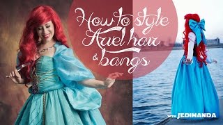 How To Style Ariel Bangs And Hair | Jedimanda