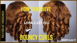 How To Curls Your Hair / Wigs To Last A Minimum Of 2 Weeks