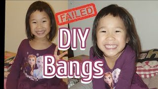 4-Years-Old Cuts Her Own Bangs | Cutest Haircut Fails