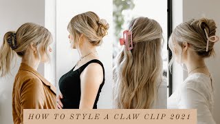 How To Style A Claw Clip 2021