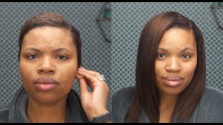Start To Finish Quick Weave W/ Leave-Out On Short Hair | Beginner Friendly | Simplyshon
