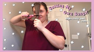 Cutting My Own Bangs! (Kinda Didn'T Fail Lol)