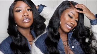 How To Get A Deep Side Part With A Closure! You Won'T Believe This! | Alishes Hair | The Tastem
