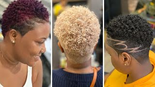 Low To No Maintenance Short Hair Hairstyles And Haircuts On 4C Hair For Black Women | Wendy Styles