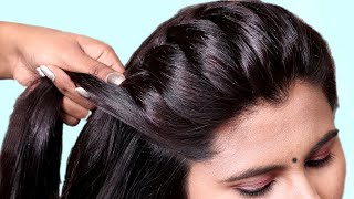 Easy Hairstyle For Party || Hairstyle For Occasion || Party Updos For Medium Hair