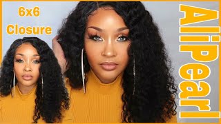 Affordable 6X6 Deep Wave Closure Wig Review| Ft. Alipearl