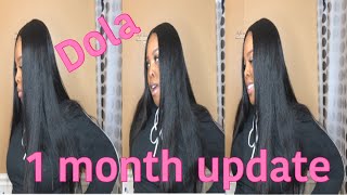 Dola Hair 1 Month Update
